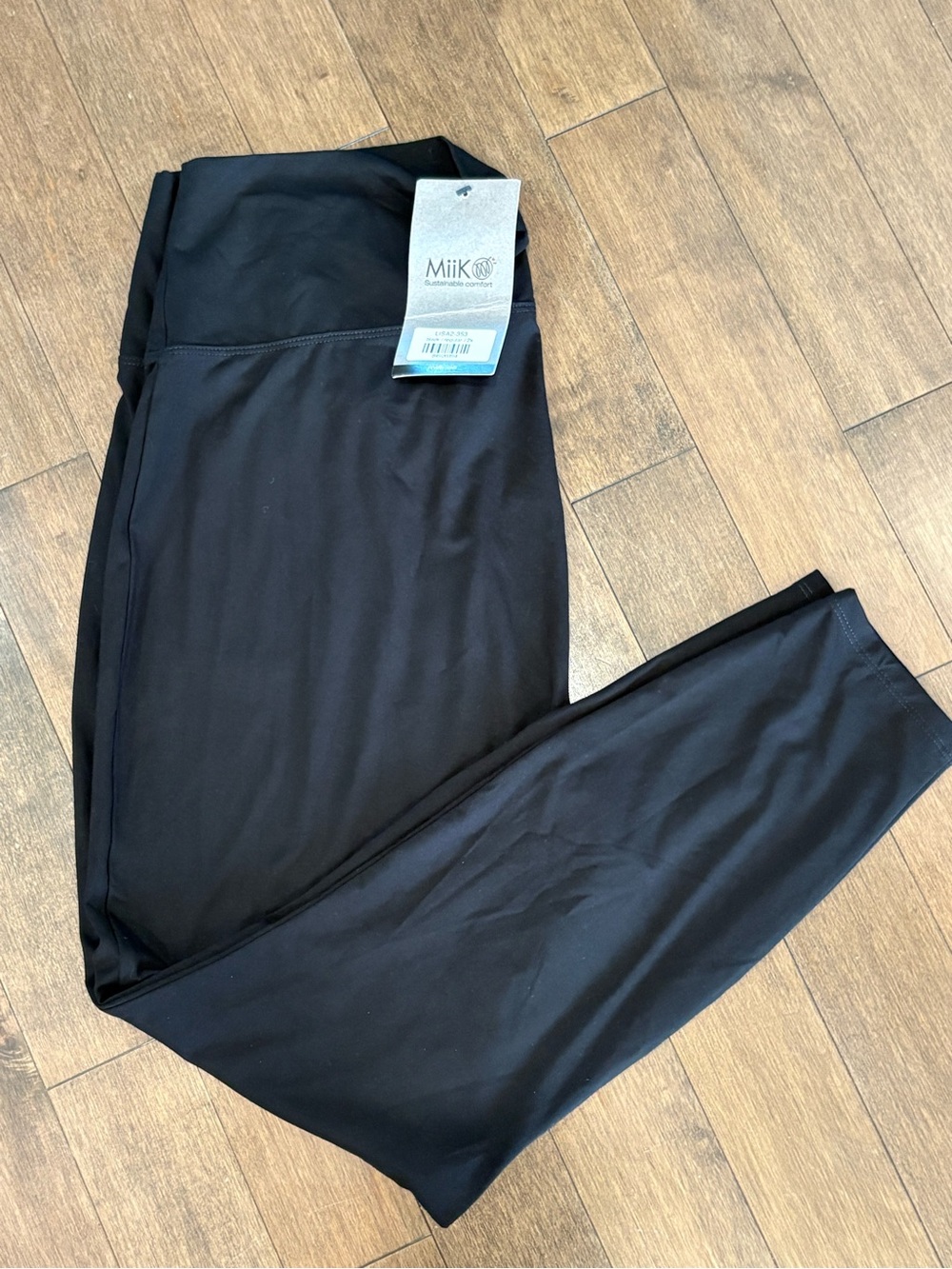 NWT Miik Lisa2 High-Waisted Leggings, Black Eco Luxe, Plus Size 2X